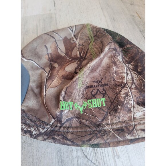 Real tree Hot shot camo onesize hat headgear winter hunting - Picture 2 of 6